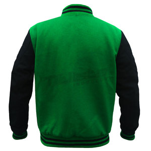 Chaqueta Letterman con Mangas de Cuero, Estilo Clásico, Chaqueta Universitaria, Bordado Personalizado, Chaqueta de Equipo - Product Image 2