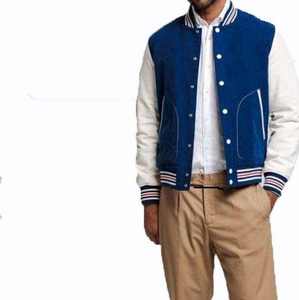 Vestes de baseball varsity en laine 100% sur mesure avec manches en cuir, veste d'hiver - Product Image 5