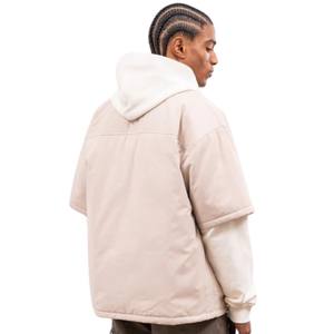 Chemise rembourrée à manches courtes pour homme, légère, décontractée, style streetwear, coupe ample, tendance, respirante, pour tous les jours - Product Image 6