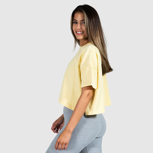 Camisetas Cortas de Verano para Mujer de Alta Calidad, 100% Algodón, Transpirables, Ecológicas, Ropa Casual - Product Image 2