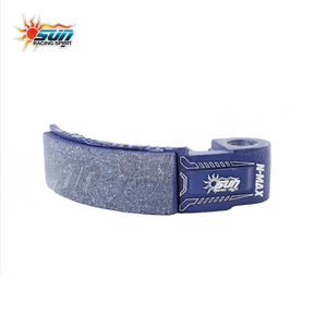 Nouvel ensemble de patins d'embrayage SUN Racing N-MAX 155 (3 pièces) fabriqué à Taïwan, en acier à haute friction avec revêtement bleu, pour un démarrage fluide, pour scooter - Product Image 4