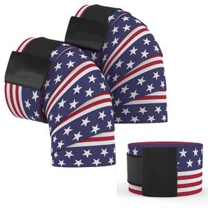 Customized Color Cotton Powerlifting Weightlifting Unisex <b>Knee</b> Wraps - Product Image 4