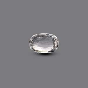 Loose 4.75 Carat White Cubic Zirconia Gemstone 11mm for Fine Jewelry - Product Image 2