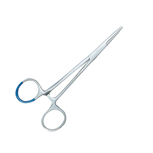Pince hémostatique droite à usage unique de 5 pouces en acier inoxydable allemand à verrouillage manuel pour salle chirurgicale - Product Image 1