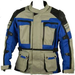 Veste de moto pour homme, imperméable, coupe-vent, respirante, séchage rapide, protection CE, toutes saisons, pour le tourisme - Product Image 1