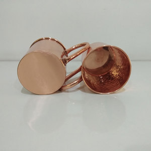Taza de Cobre con Asa, Perfecta para Servir Bebidas Frías, Cócteles, Cerveza y Refrescos de Verano - Product Image 4