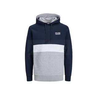 Sweat-shirt à capuche pour homme INDEX, design color block, coupe classique, décontracté, pour l'automne, avec poche avant avec logo, pull en molleton - Product Image 1