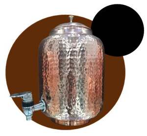 Elegante Barril de Agua de Cobre con Soporte y Grifo, Dispensador de Bebidas para Eventos de Catering y Mesa de Comedor - Product Image 4