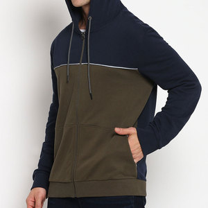 Organic Cotton 180Gsm Lightweight Men Hoodie Thin Hooded Top for Fall Wear Breathable Male Sweatshirt - Product Image 2