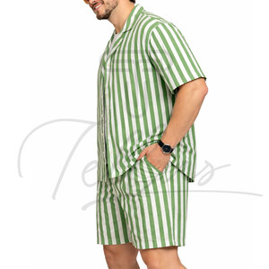 Camisas de Verano para Hombre, Estilo Nuevo, Corte Regular, para Vacaciones, Cómodas, Transpirables, Estampadas, de Poliéster/Algodón, Gran Venta - Product Image 2