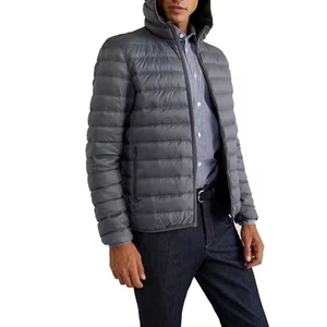 Buy OEM ODM Custom Logo <b>Winter</b> Puffer <b>Jackets</b> Warm Thick Hooded Quilted Outerwear Insulated <b>Jacket</b> for Men - Product Image 6