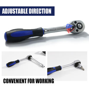 Jeu de douilles compact de 23 pièces en acier Cr-V 1/4 DR. Clé à cliquet avec étui inclus OEM disponible Multi-usages Fabriqué à Taïwan LEMATEC - Product Image 3