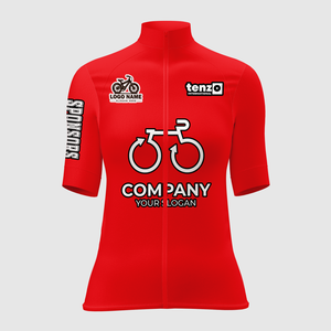 Jersey de Ciclismo para Mujer al por Mayor, Manga Corta, Cierre Completo, Transpirable, Secado Rápido, Poliéster, Impresión por Sublimación, Fabricante OEM ODM - Product Image 4