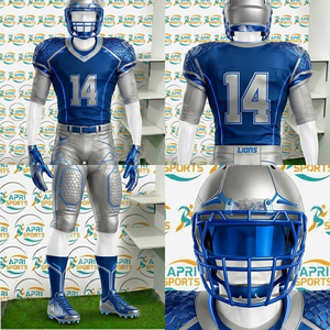 Uniformes de football américain personnalisés pour hommes et jeunes, avec nom et numéro d'équipe, design sublimé et emballage - Product Image 5
