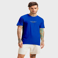 T-shirt à manches courtes uni pour homme HIC 2025, 180 g/m², haute qualité, 100 % coton, épaules dénudées