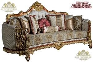 Royal Look <b>Gold</b> Carved <b>Sofa</b> Set for Living Area French Style Hand Carved Living Room <b>Sofa</b> Set Royal Style Living Room <b>Sofa</b> Set - Product Image 5