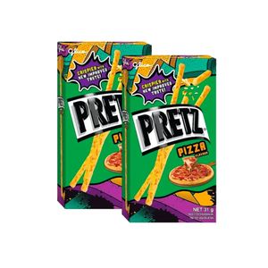 เพรทซ์พิซซ่าฟลาวเวอร์บิสกิตสติ๊ก-สแน็คญี่ปุ่นรสเผ็ด31กรัม - Product Image 2