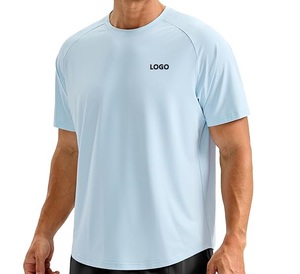 Camiseta Deportiva Rosa Transpirable con Estampado de Secado Rápido para Hombre, Cuello Redondo, Manga Corta, Camiseta Deportiva con Logotipo Personalizado, Top de Entrenamiento - Product Image 3