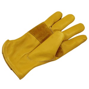 Factory Made Cheap Price Best Quality Leather Working <b>Gloves</b> Leather Safety <b>Gloves</b> Custom Size and Logo Working <b>Gloves</b> - Product Image 3