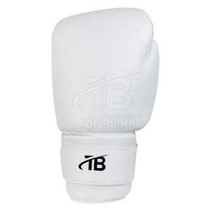 Adjustable Leather Boxing <b>Gloves</b> for <b>MMA</b> Training <b>Customized</b> Logo & Color Moisture Wicking Hook & Loop Closure - Product Image 5