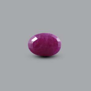 African Ruby 4.35 Carat Loose Oval Cabochon Gemstone for Fine Jewelry - Product Image 2