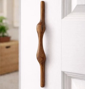 Poignée de tirage en bois de qualité supérieure pour armoires, tiroirs, placards, meubles de cuisine et portes de rangement - Product Image 1