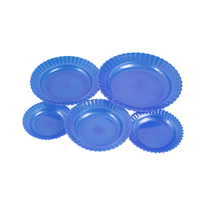 Plato de plástico de girasol redondo ligero y duradero para comedor en casa o picnics al aire libre - Product Image 4