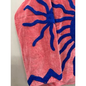 Hand Embroidered Velvet Knitted Cotton <b>Jacket</b> <b>Women</b> Mandarin Collar Full Sleeve Floral Pattern Open Front Prairie Winter/<b>Spring</b> - Product Image 5