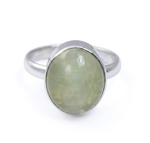 Wholesale Natural <b>Cats</b> Eye 925 Sterling Silver Oval Gemstone <b>Ring</b> Handmade Designer Unisex Jewelry Valentine Gift for Men Women - Product Image 2