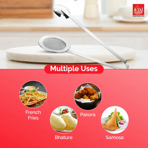 Best Selling S.S. <b>Mesh</b> Service Tong Food Serving Tongs with <b>Mesh</b> <b>Strainer</b> Oil Frying Food Clip - Product Image 6