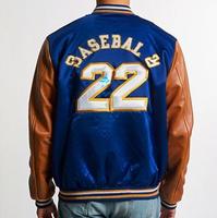 Nouvelle conception 2022 – Blouson bomber d'hiver léger et de haute qualité pour homme, en toile respirante et écologique, avec broderie frontale