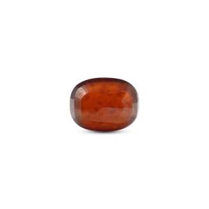 Handcrafted 6.8 Carat Natural Hessonite Gomed Oval Cut Loose Gemstone for Fine Jewelry - Product Image 2