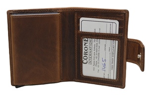Handmade Customized Crazy Horse Genuine Leather Credit <b>Card</b> <b>Holder</b> <b>Wallet</b> for Credit <b>Card</b> <b>Mens</b> Leather <b>Wallet</b> - Product Image 3
