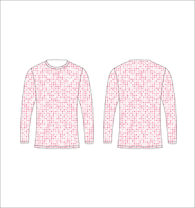 เสื้อยืดแขนยาวลายพรางสีเทาสำหรับผู้ชาย ลายอาร์ไกล์เพชร คอกลม เสื้อยืดลำลอง สตรีทแวร์ เสื้อผ้าออกกำลังกาย เสื้อผ้าสำหรับเล่นกีฬา - Product Image 5