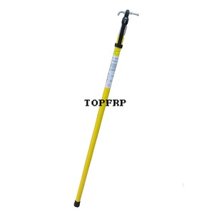High Voltage Telescopic Hot Stick Electrical Fiberglass Triangle Shape - Product Image 2