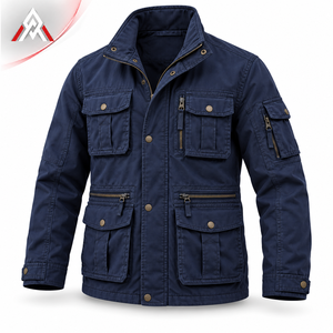 Functional <b>Men</b>’s Utility <b>Field</b> <b>Jacket</b> Featuring Durable Construction Multiple Storage Pockets And Comfortable Everyday Fit - Product Image 5