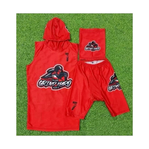 Summer Sleeves Less Shorts Set for Men Sublimation Printed Stylish T-Shirt Sets 100% Cotton Breathable Shorts Shirt Set - Product Image 1