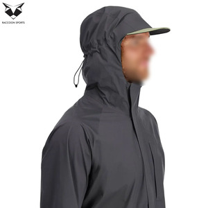 Premium Custom Fishing Jacket Waterproof <b>Windbreaker</b> Men's Outdoor Sport Hooded Fishing Coat Performance Apparel - Product Image 3