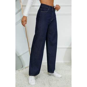 Vintage Inspired Eco-Friendly Plating Stylish Wideleg Stone Denim <b>Jeans</b> Loose Fit Street Style Comfort Size 26 40 - Product Image 4