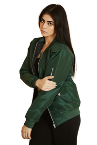 Chaquetas Bomber sin tejer para mujer, último diseño, talla adulta, transpirables y resistentes al viento a bajo precio, chaquetas bomber transpirables - Product Image 3