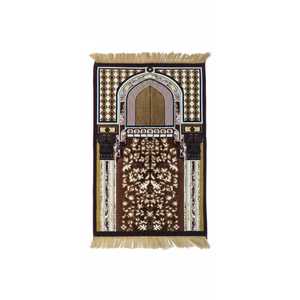Alfombra de Oración Namaz de Poliéster Suave 28x46, Diseño Digital Jakarta, para Uso en Mezquitas y Hogares, Venta al Por Mayor - Product Image 2