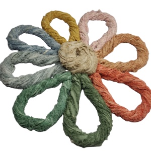 Cintas de grogrén Frizz de hilo de algodón reciclado de 3 pulgadas con patrón de puntos estilo caracteres impresos cara FUJ FDY tipo de origen de filamento - Product Image 1