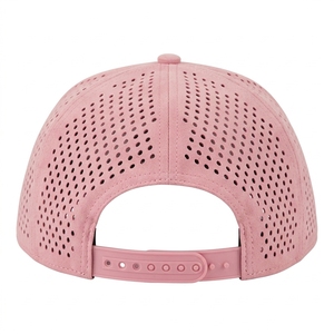Premium Custom 7 Panel <b>Flat</b> Bill Snapback Breathable Laser Cut OEM ODM Low MOQ, High Quality Perforated Streetwear Snapback <b>Hat</b> - Product Image 3