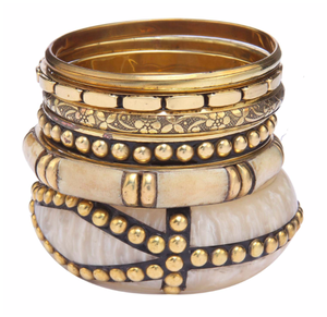 2026 Premium New Gold Plated Alloy Resin <b>Bangle</b> <b>Bracelets</b> Set With Purple Resin Inlay Geometric Pattern Women's Classic Jewelry - Product Image 4