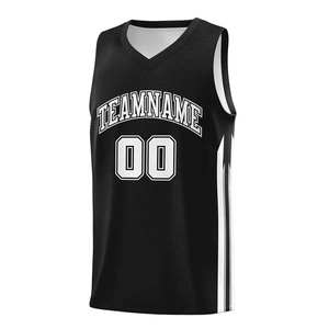 Maillots de basket-ball personnalisés pour adultes, imprimés par sublimation, respirants, en mesh, avec broderie 3D, couleurs et noms d'équipe personnalisés, prix bas, OEM - Product Image 2