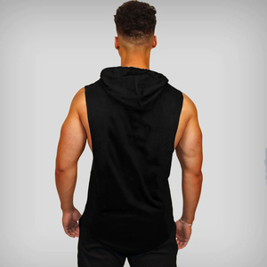 Débardeur décontracté pour homme, respirant, haute qualité, prix bas, été, personnalisable OEM, polyester/coton, en vente - Product Image 1