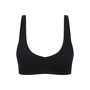 Best Selling Unisex High Support Simple Front Logo Sports Bra Low Price Quick Dry Breathable Windproof Spandex/Nylon Adult - Product Image 6
