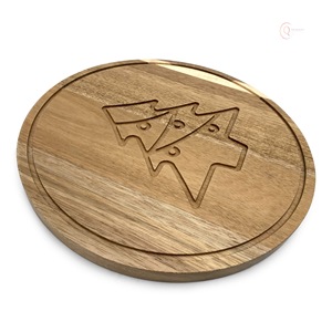 Planche à découper en bois avec surface compatible couteau, réduit les dommages aux lames et améliore l'expérience de découpe - Product Image 3