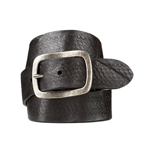 Cinturón de Hombre Estilo Vintage, Hebilla de Acero Resistente, Cuero Genuino de Vaca, Impermeable, Hecho a Mano, Precio de Fábrica, Último Modelo - Product Image 1