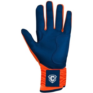 OEM Customized Leather Baseball Batting Gloves for Adults-Professional Player Use <b>Hook</b> & Loop Closure - Product Image 6